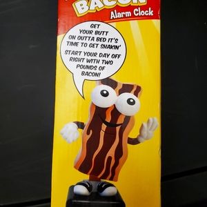 Dancing bacon alarm clock
